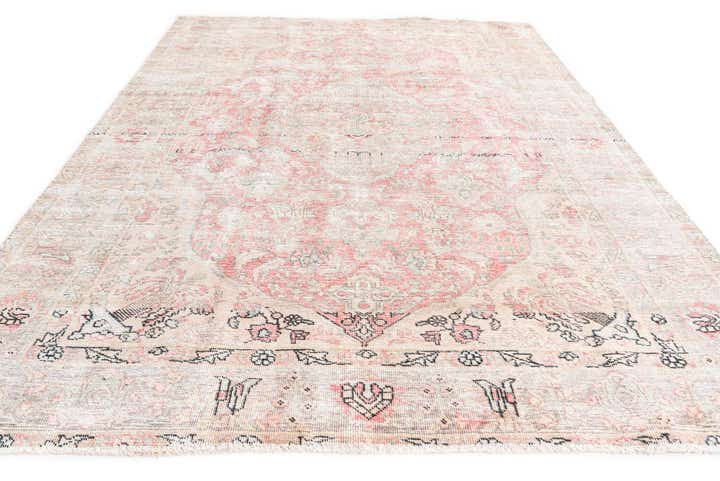 195cm x 280cm Handgeknüpft Ultra Vintage Persisch Wolle Teppich