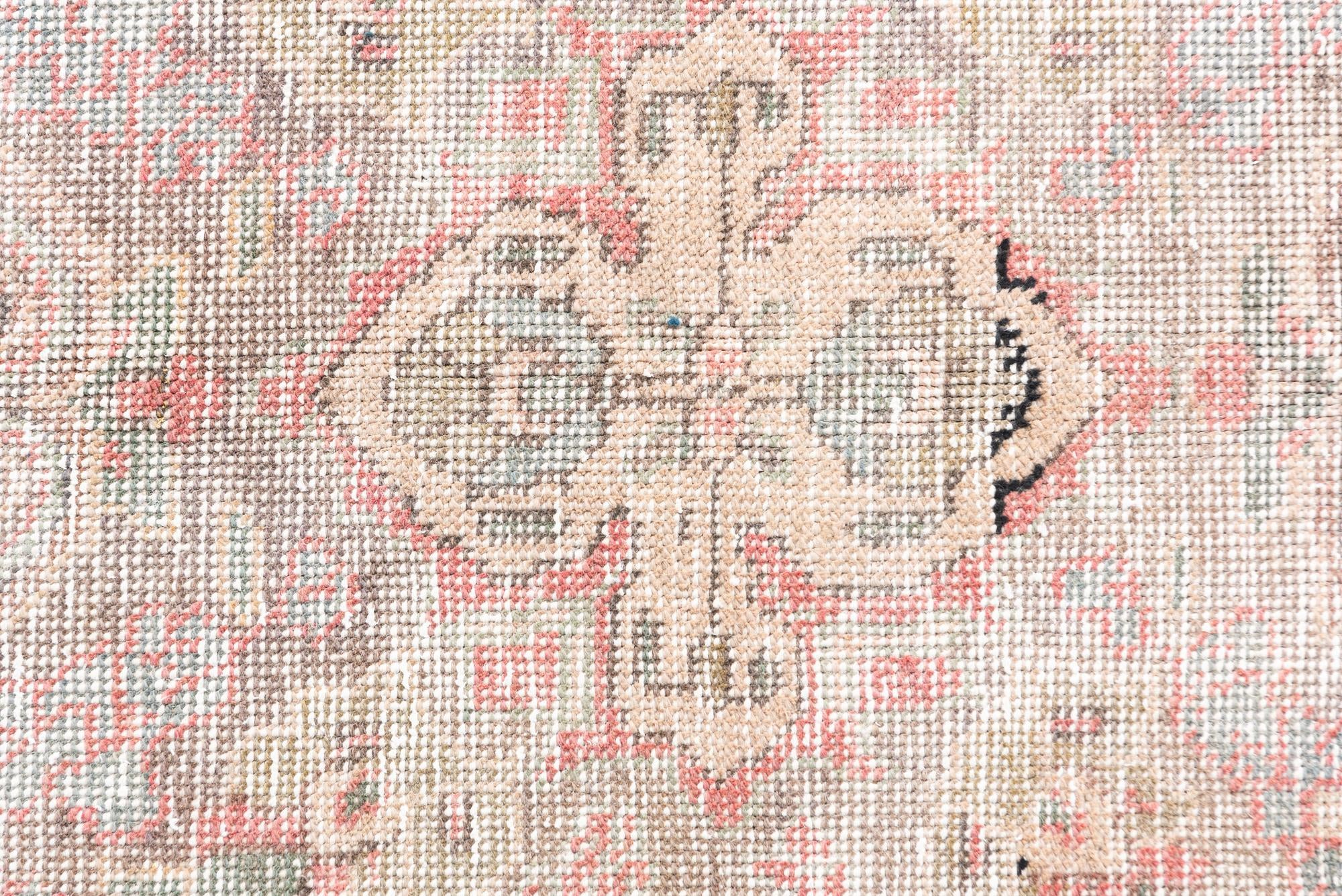 6' 5 x 9' 3 Hand Knotted Ultra Vintage Persian Wool Rug