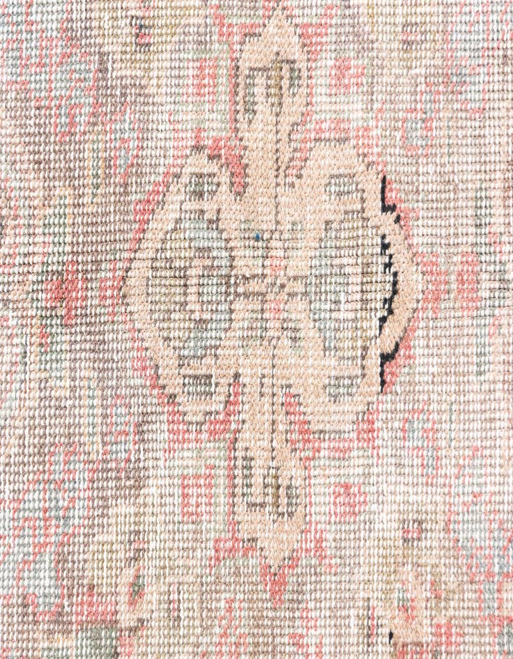 Detail image of 6' 5 x 9' 3  Hand Knotted Ultra Vintage Persian Wool Rug