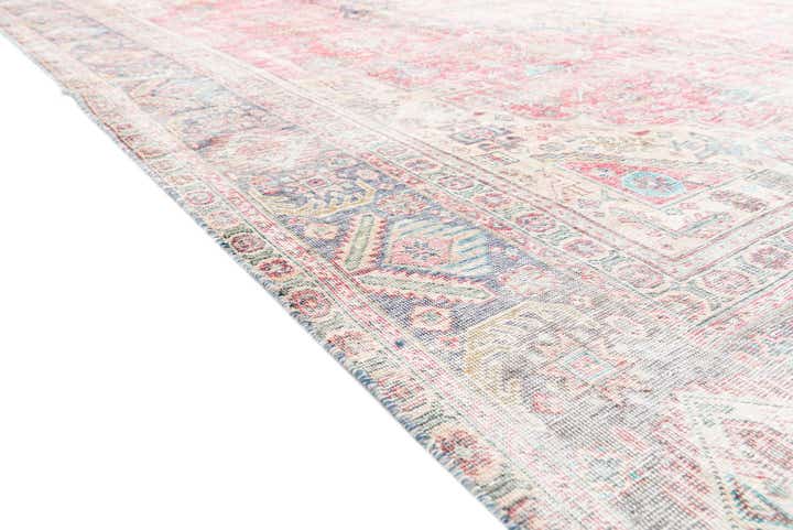 9' 5 x 12' 7 Hand Knotted Ultra Vintage Persian Wool Rug