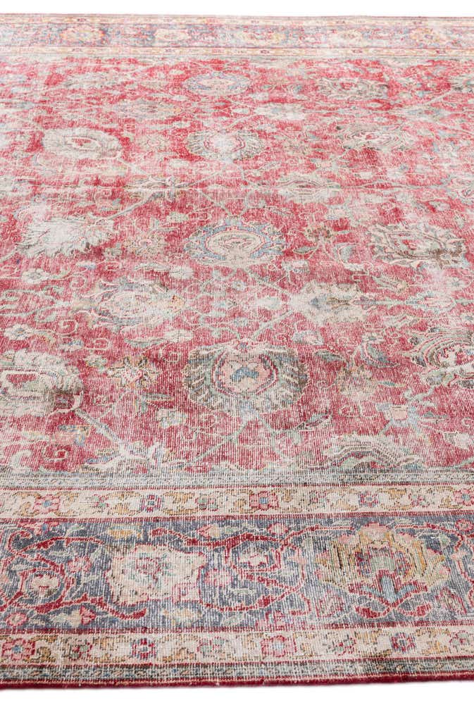 9' 10 x 11' 3 Hand Knotted Ultra Vintage Persian Wool Rug