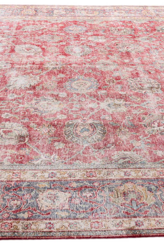 Detail image of 9' 10 x 11' 3 Hand Knotted Ultra Vintage Persian Wool Rug