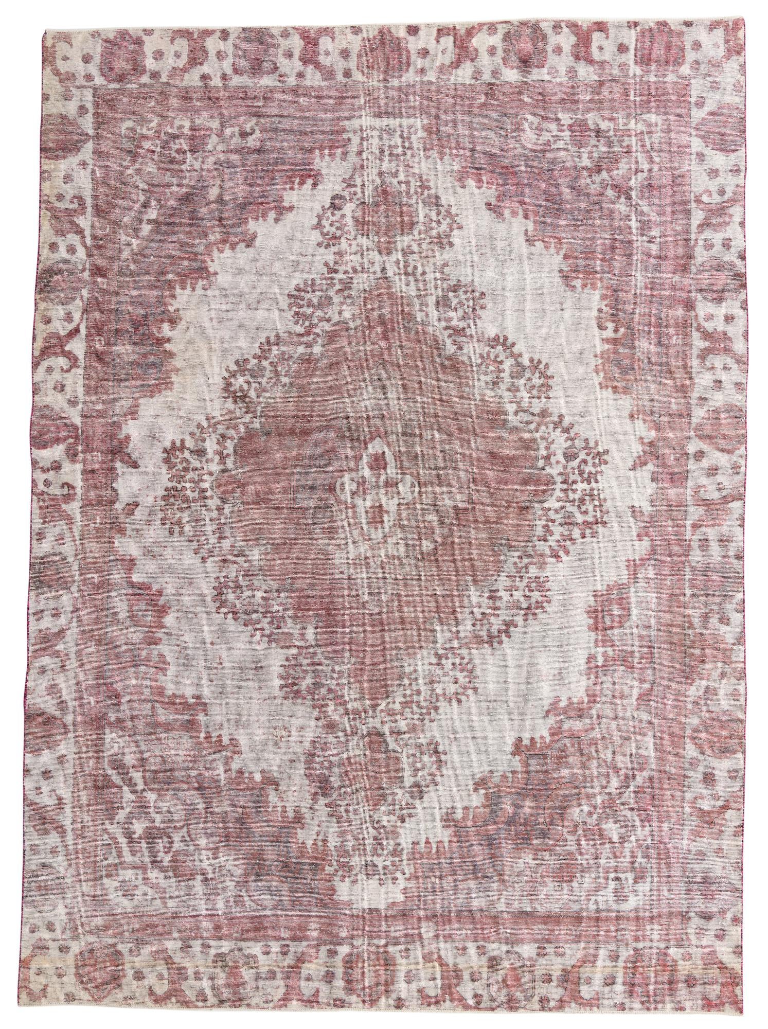 8' 6 x 11' 10 Hand Knotted Ultra Vintage Persian Wool Rug