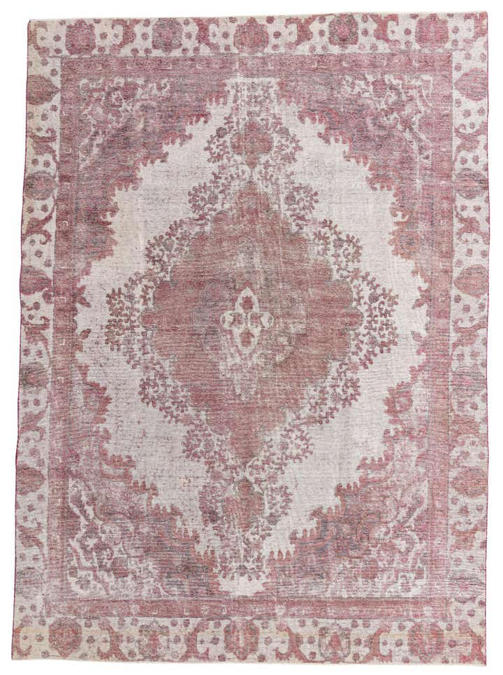 8' 6 x 11' 10 Hand Knotted Ultra Vintage Persian Wool Rug