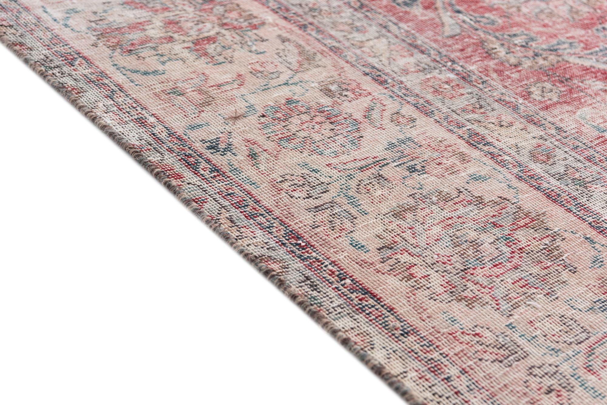 10' x 12' 3 Hand Knotted Ultra Vintage Persian Wool Rug