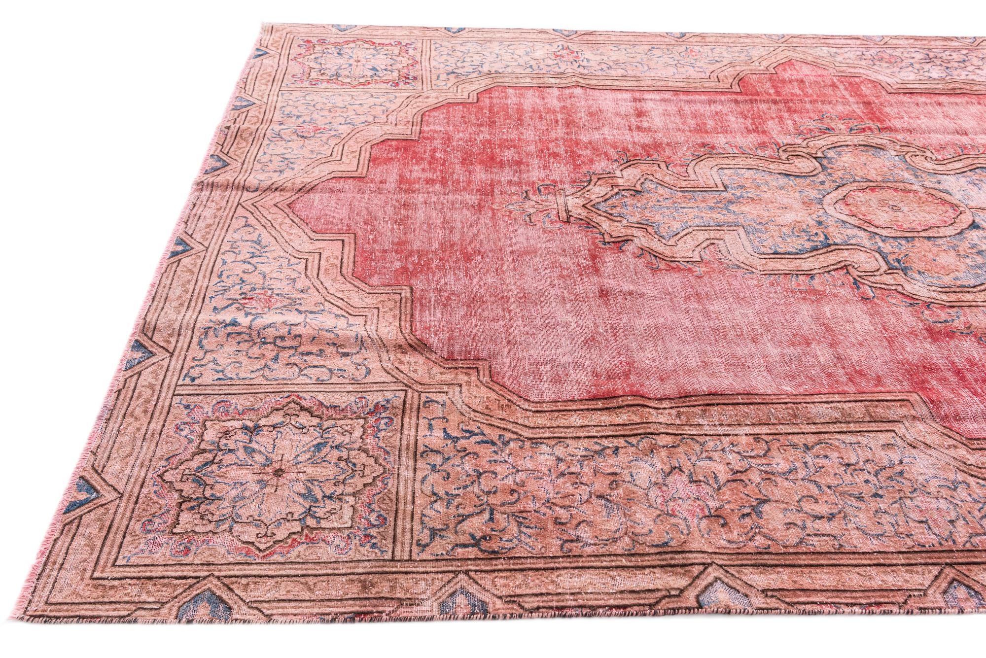 7' 7 x 11' 1 Hand Knotted Ultra Vintage Persian Wool Rug