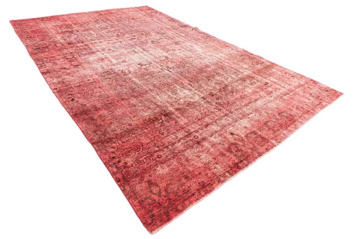 7' 8 x 12' 6 Hand Knotted Ultra Vintage Persian Wool Rug