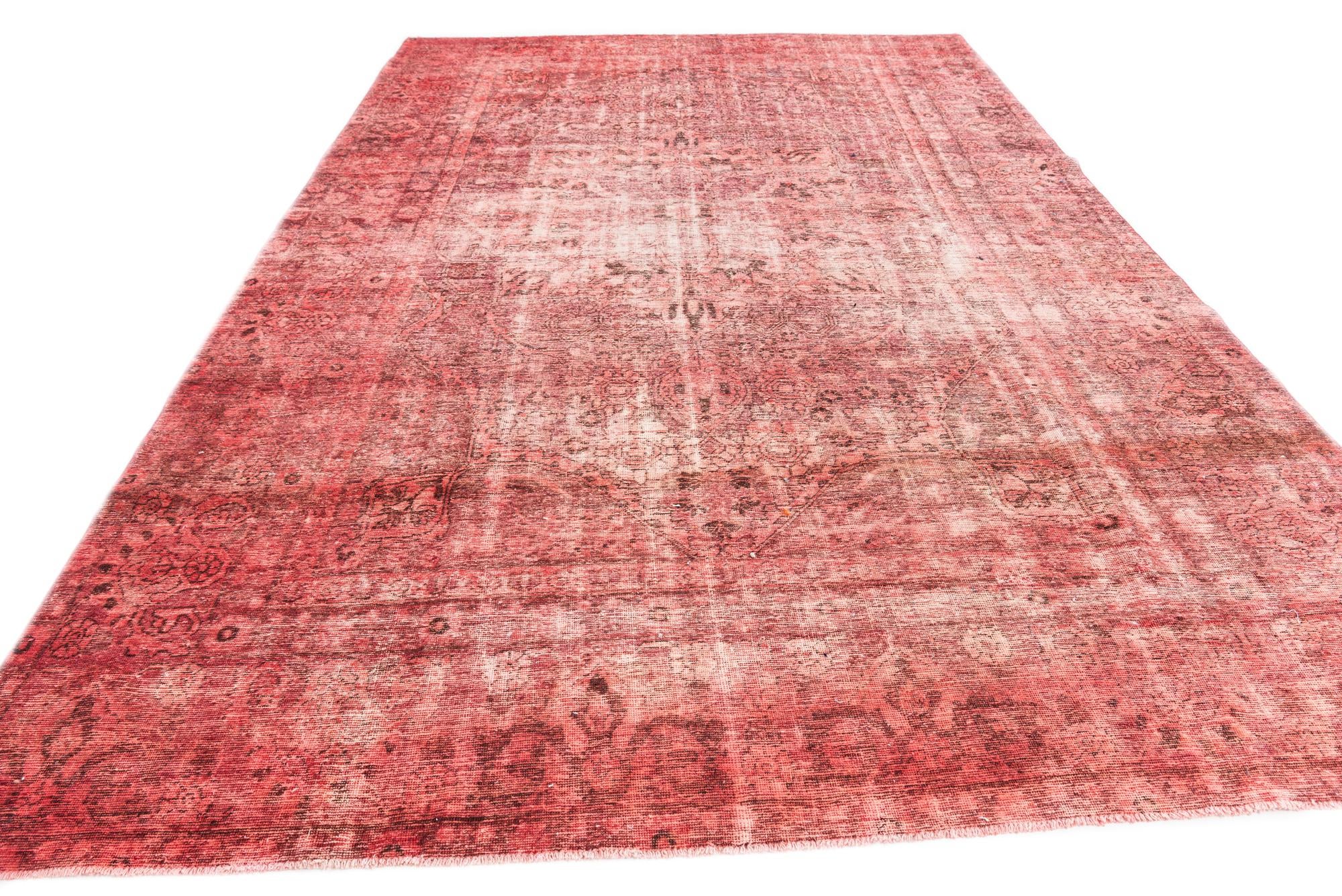 7' 8 x 12' 6 Hand Knotted Ultra Vintage Persian Wool Rug