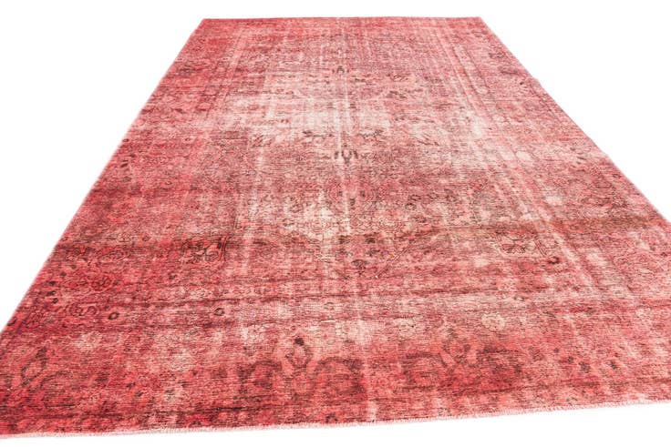 Detail image of 7' 8 x 12' 6 Hand Knotted Ultra Vintage Persian Wool Rug