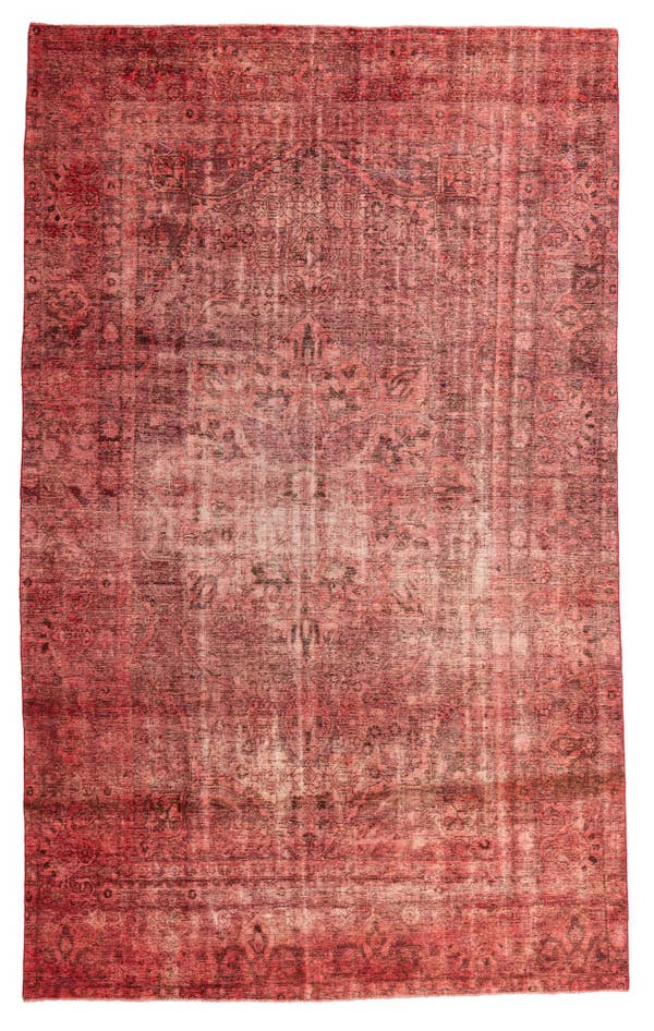 Detail image of 7' 8 x 12' 6 Hand Knotted Ultra Vintage Persian Wool Rug