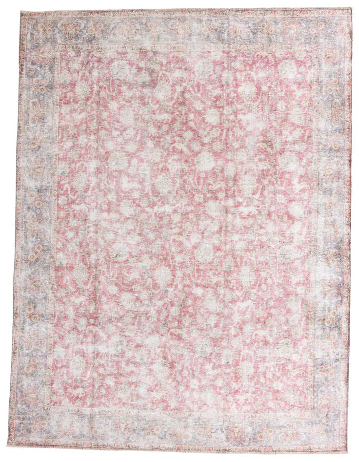Detail image of 9' 5 x 12' 4 Hand Knotted Ultra Vintage Persian Wool Rug