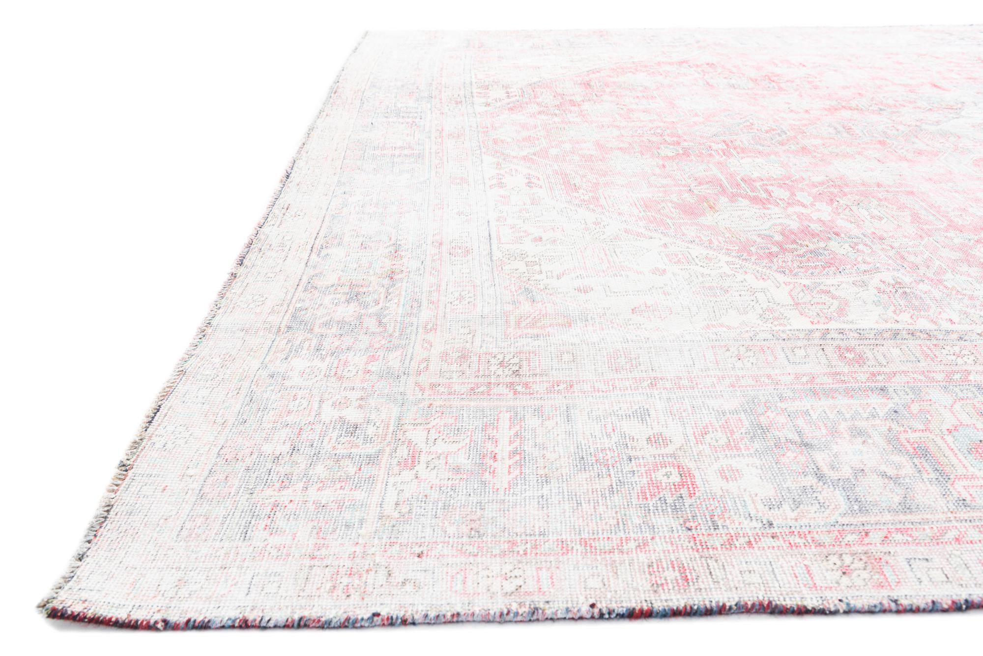 8' x 11' 1 Hand Knotted Ultra Vintage Persian Wool Rug