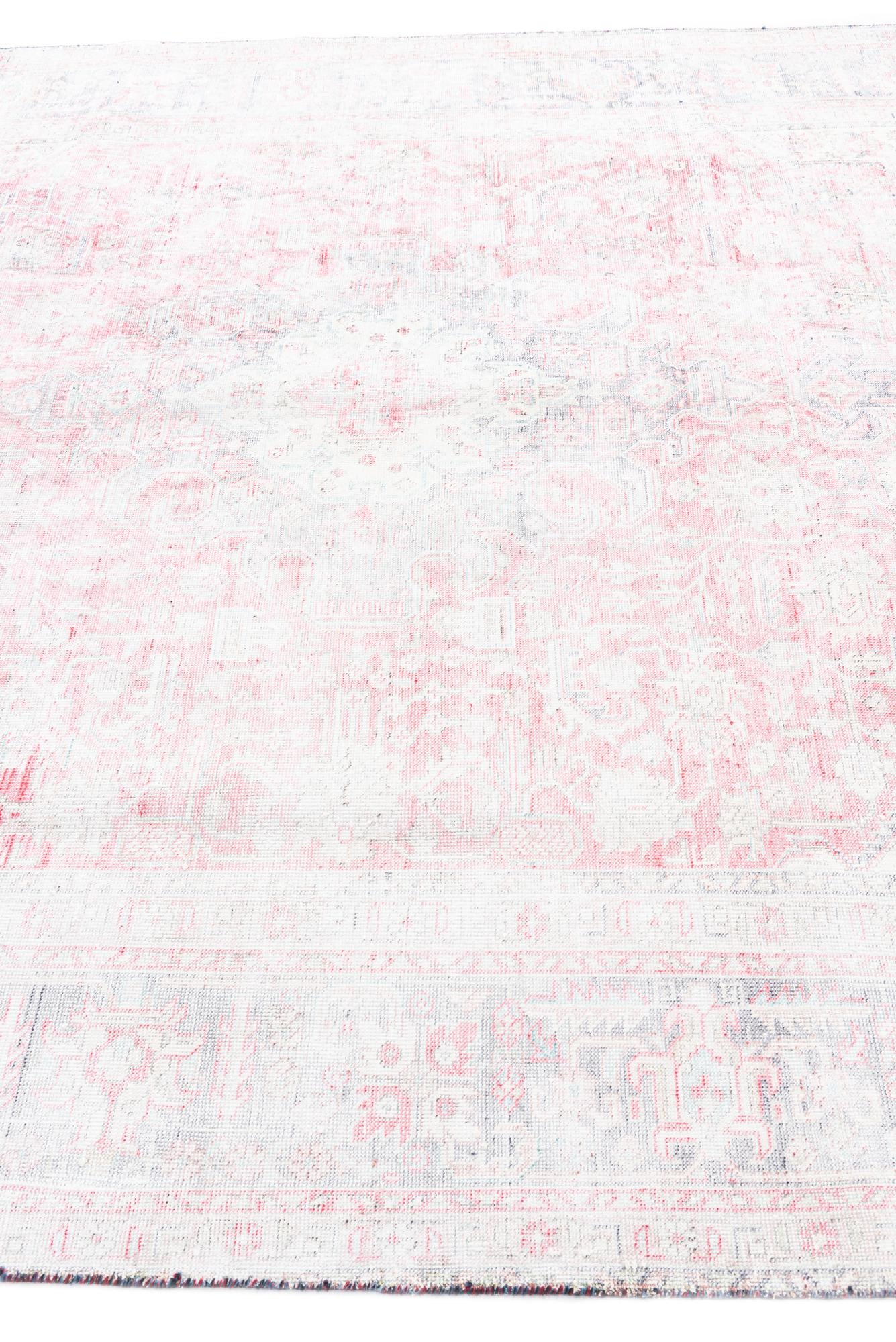 8' x 11' 1 Hand Knotted Ultra Vintage Persian Wool Rug