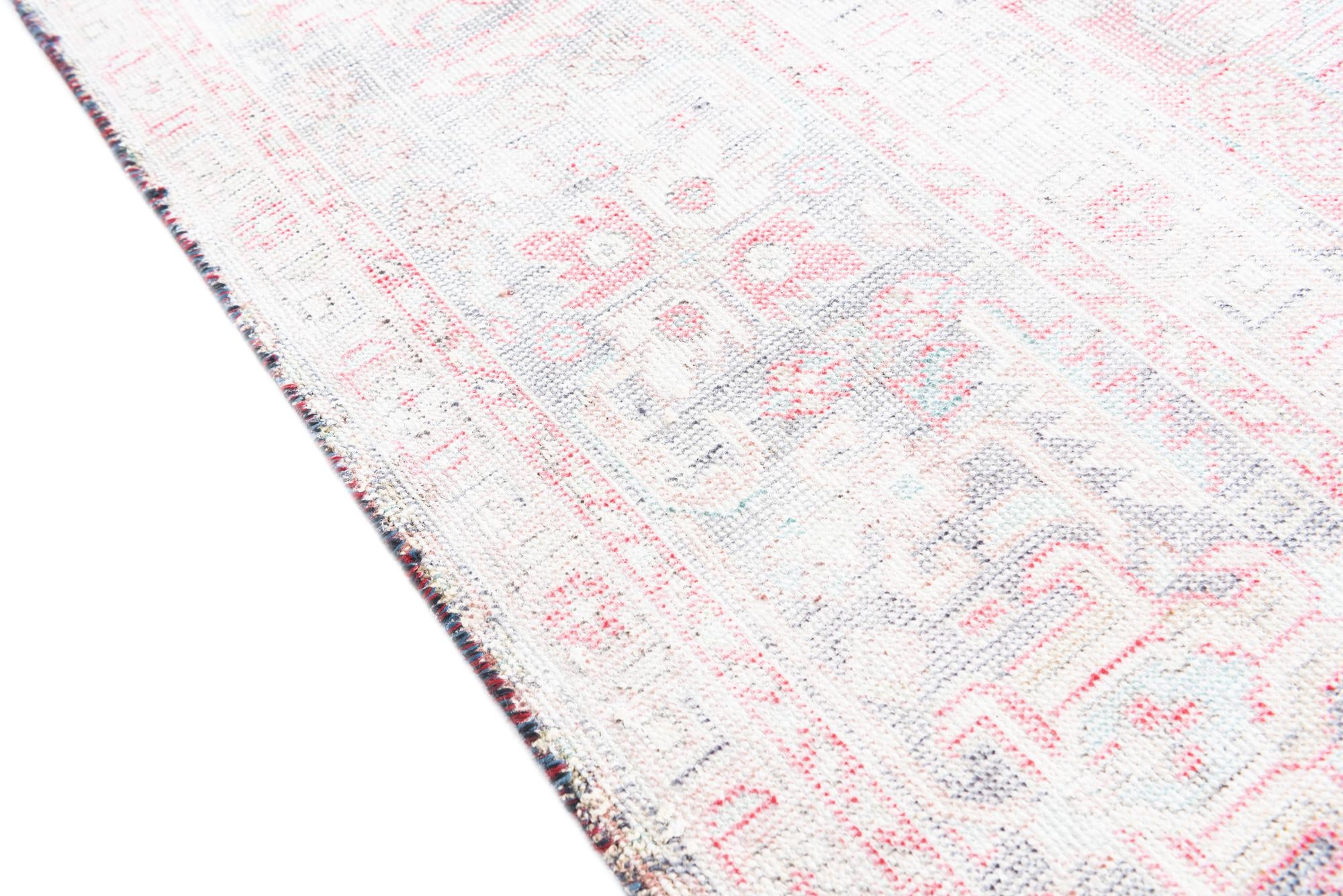 8' x 11' 1 Hand Knotted Ultra Vintage Persian Wool Rug