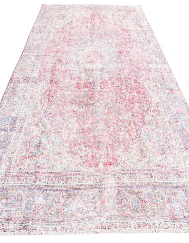 Detail image of 9' 9 x 12' 6  Hand Knotted Ultra Vintage Persian Wool Rug