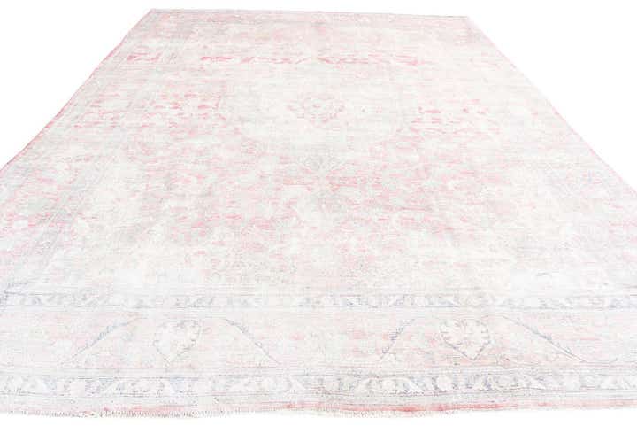 9' 8 x 12' 8 Hand Knotted Ultra Vintage Persian Wool Rug