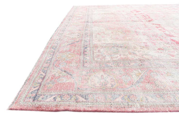 Detail image of 9' 8 x 12' 8 Hand Knotted Ultra Vintage Persian Wool Rug