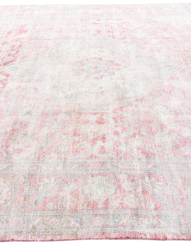 Detail image of 9' 8 x 12' 8  Hand Knotted Ultra Vintage Persian Wool Rug