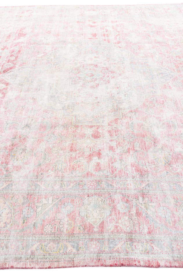 Detail image of 9' 8 x 12' 8 Hand Knotted Ultra Vintage Persian Wool Rug