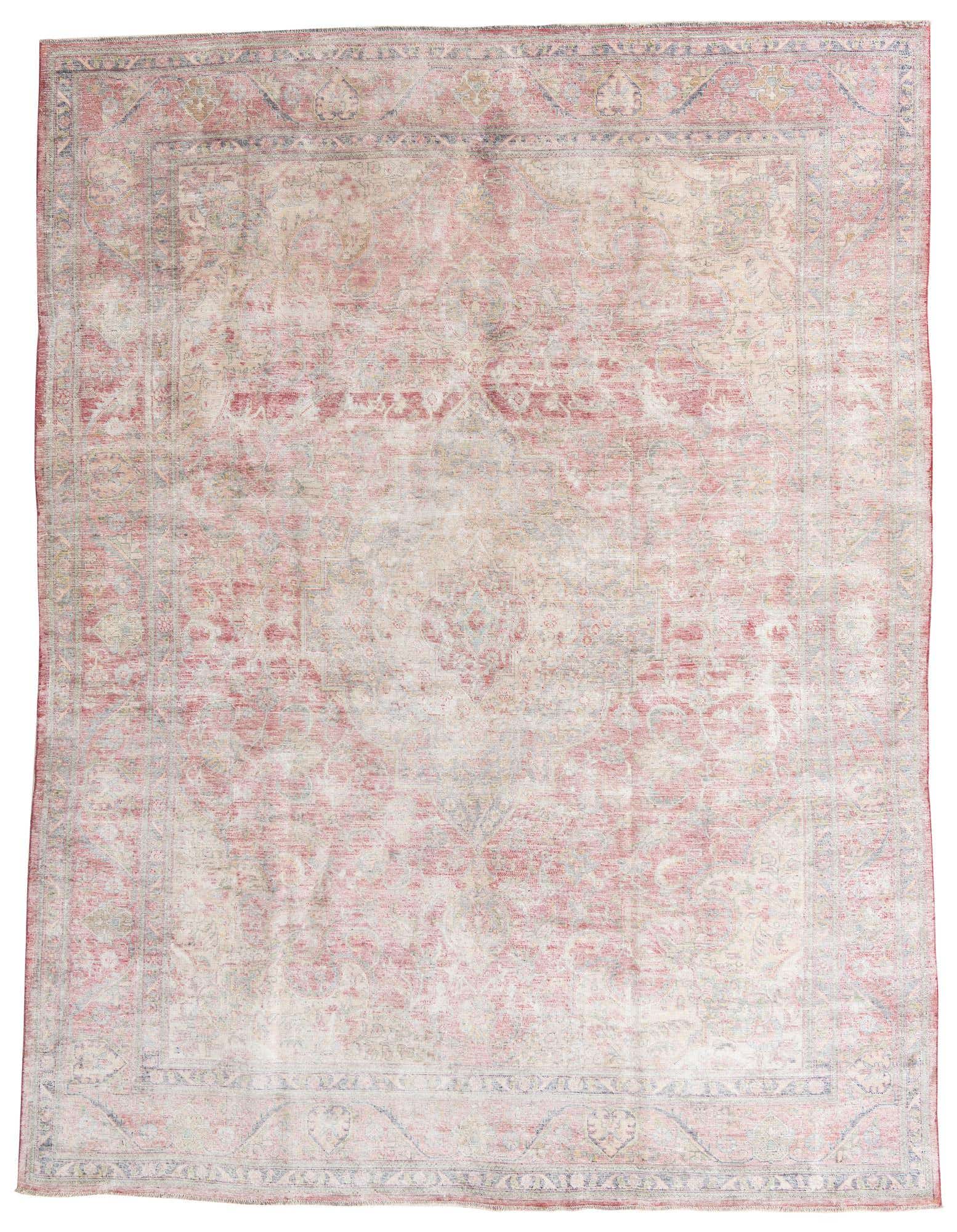 Primary image 9' 8 x 12' 8  Hand Knotted Ultra Vintage Persian Wool Rug