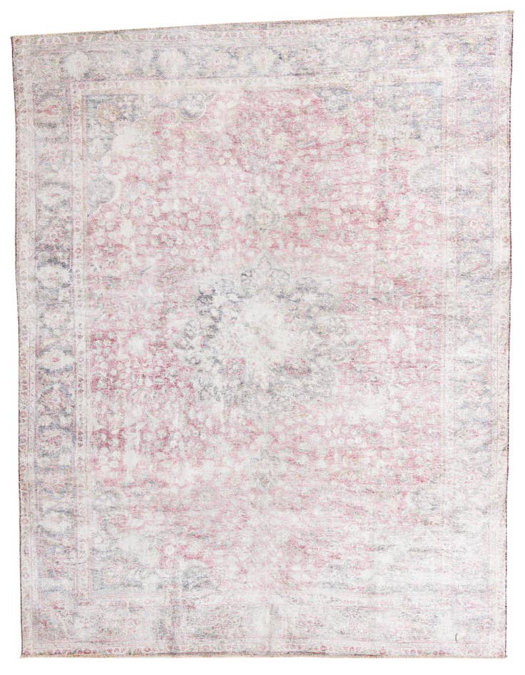 Detail image of 9' 8 x 12' 10 Hand Knotted Ultra Vintage Persian Wool Rug