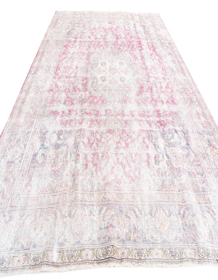 Detail image of 9' 10 x 12' 10  Hand Knotted Ultra Vintage Persian Wool Rug