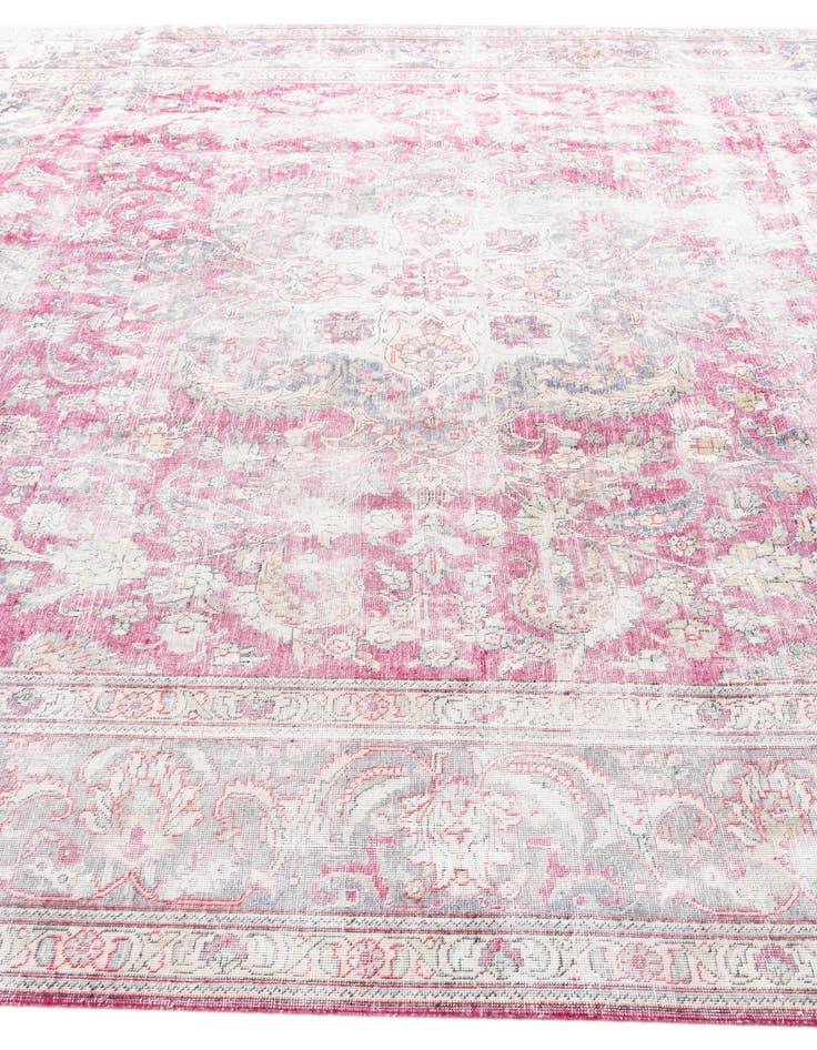Detail image of 9' 10 x 12' 10  Hand Knotted Ultra Vintage Persian Wool Rug