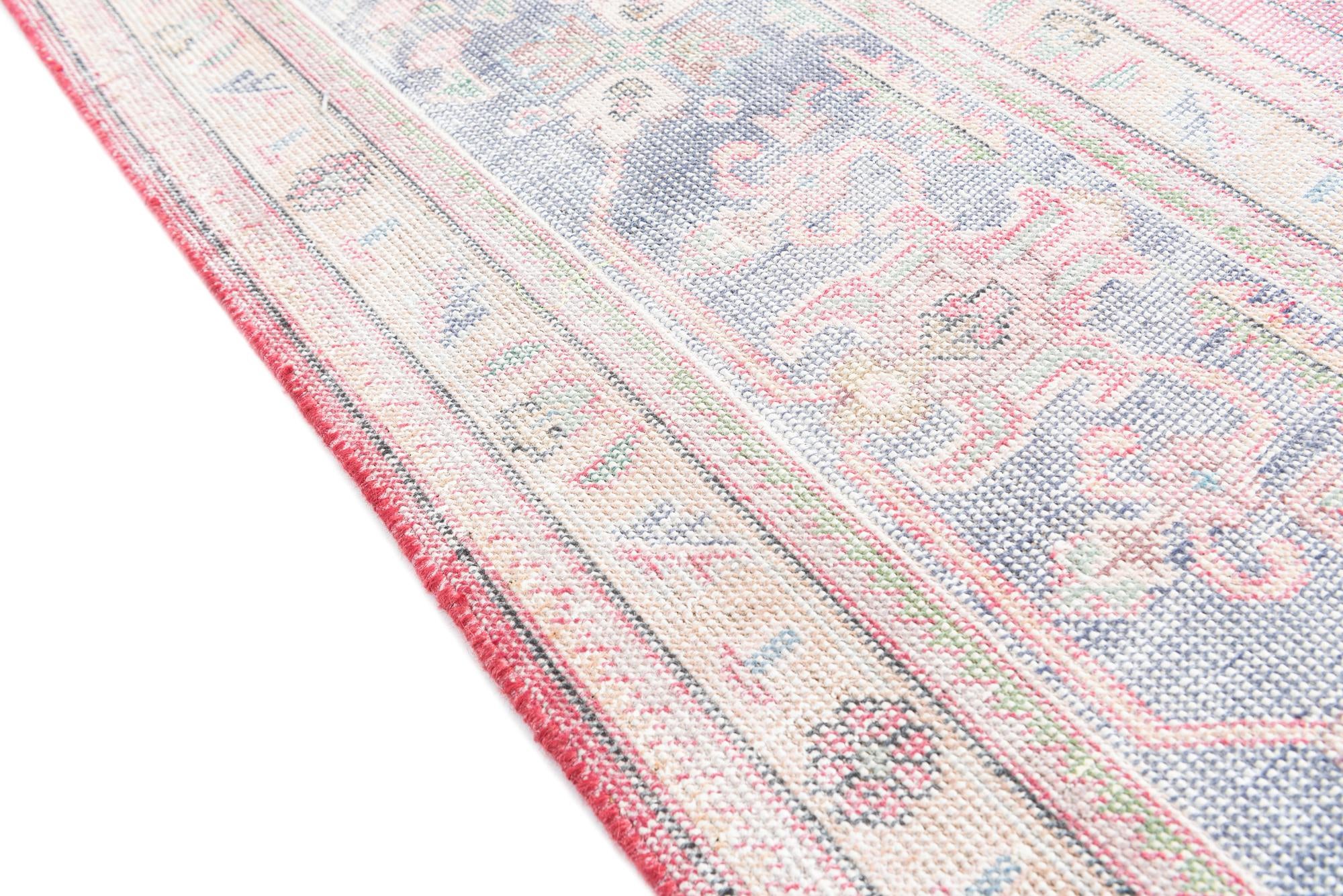 9' 6 x 12' 6 Hand Knotted Ultra Vintage Persian Wool Rug