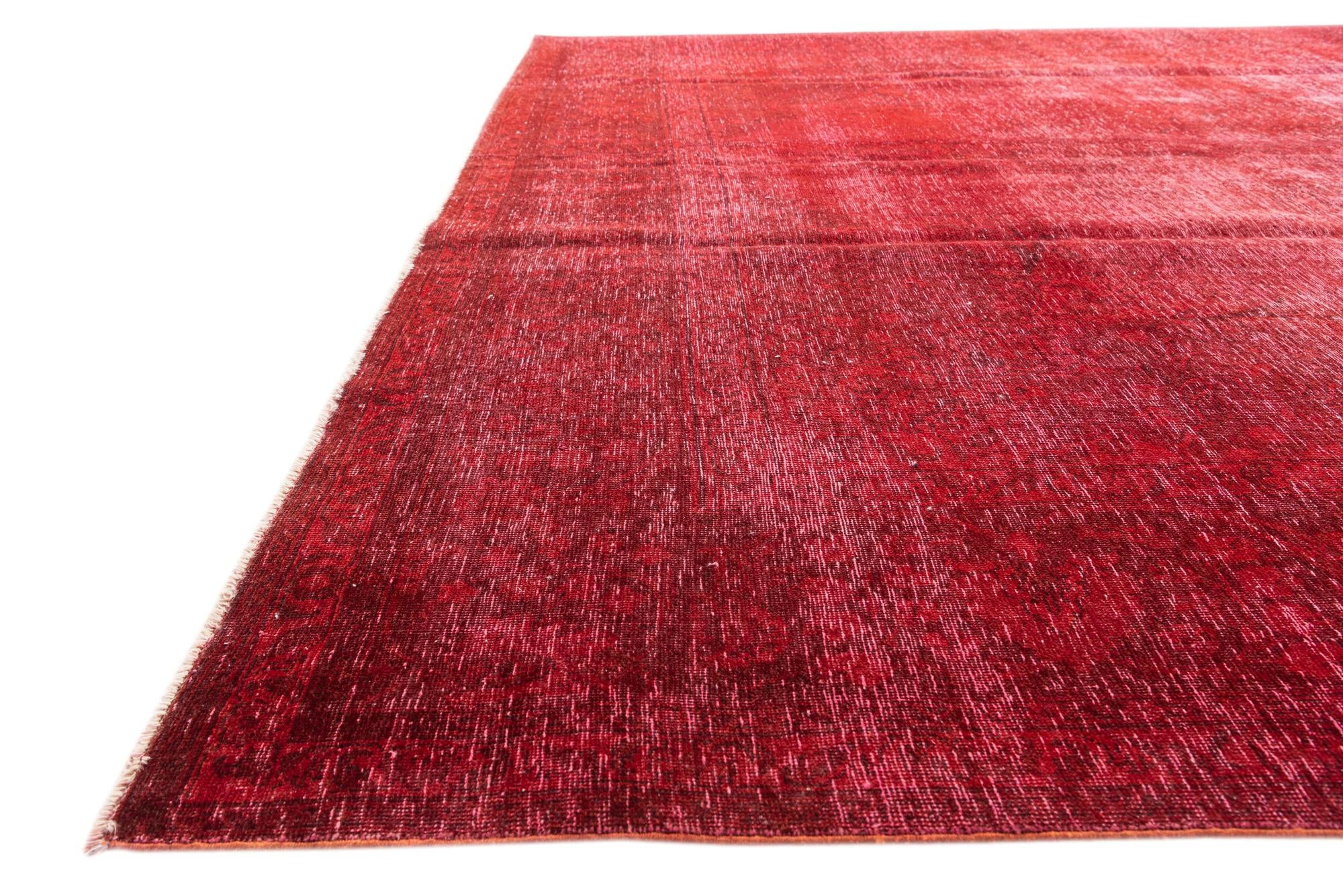 9' 4 x 13' Hand Knotted Ultra Vintage Persian Wool Rug