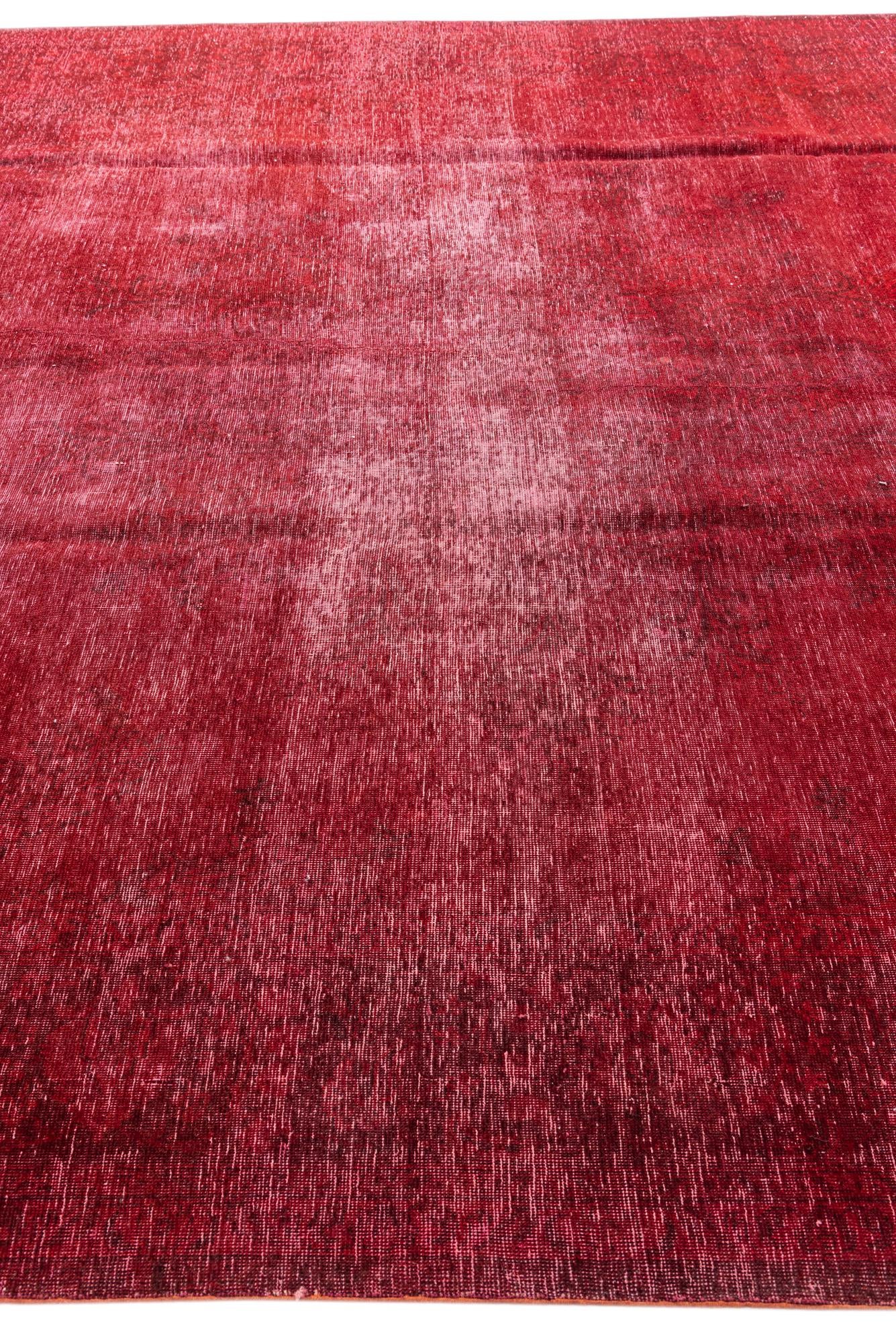 9' 4 x 13' Hand Knotted Ultra Vintage Persian Wool Rug