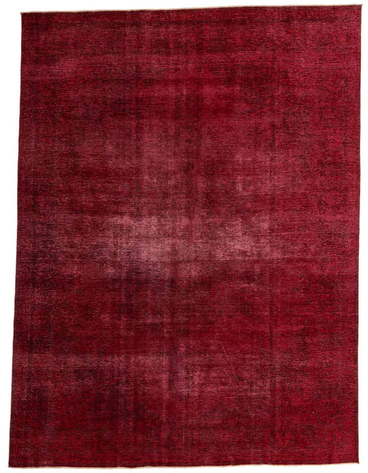 Detail image of 9' 4 x 13' Hand Knotted Ultra Vintage Persian Wool Rug