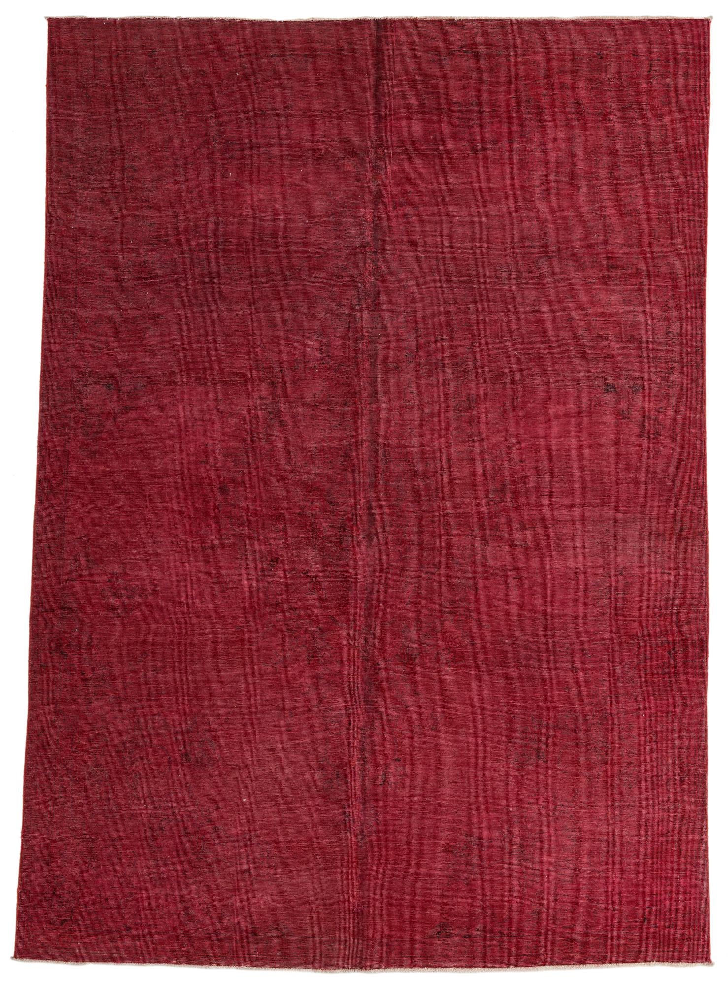 6' 9 x 9' 7 Hand Knotted Ultra Vintage Persian Wool Rug