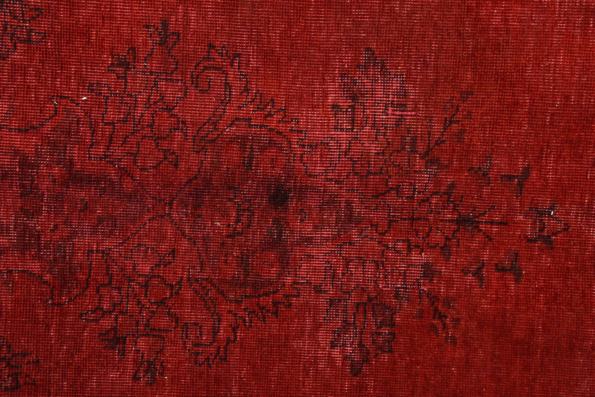 9' 9 x 12' 10 Hand Knotted Ultra Vintage Persian Wool Rug