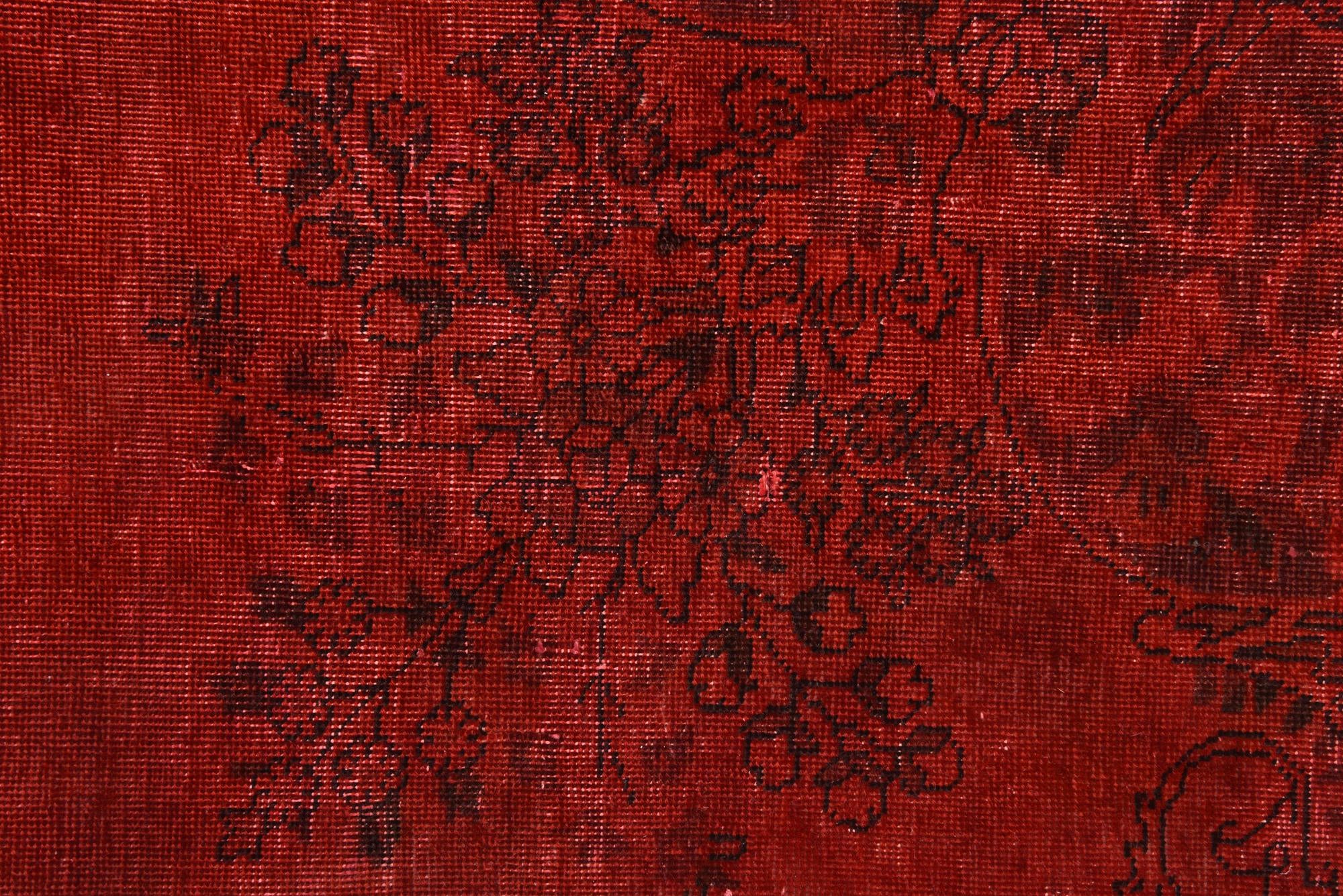 9' 9 x 12' 10 Hand Knotted Ultra Vintage Persian Wool Rug