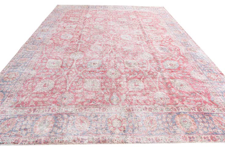 Detail image of 9' 2 x 12' 4 Hand Knotted Ultra Vintage Persian Wool Rug