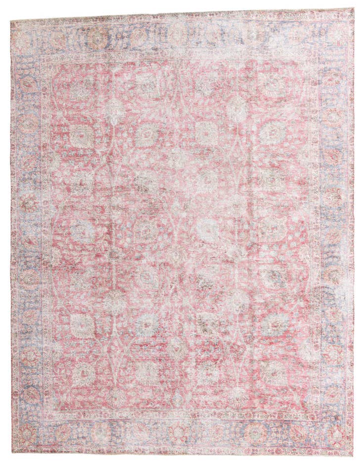 Detail image of 9' 2 x 12' 4 Hand Knotted Ultra Vintage Persian Wool Rug
