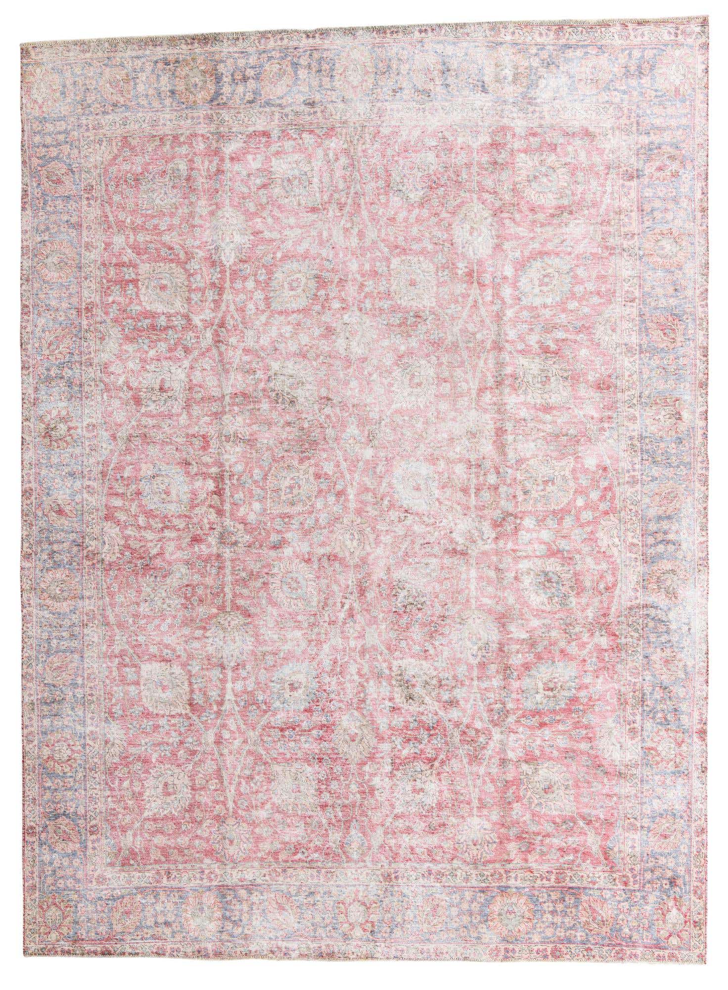 9' 2 x 12' 4 Hand Knotted Ultra Vintage Persian Wool Rug