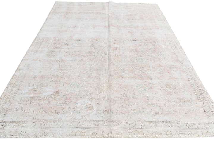6' 1 x 9' 6 Hand Knotted Ultra Vintage Persian Wool Rug