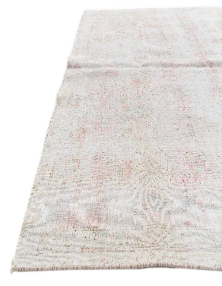 Detail image of 6' 1 x 9' 6  Hand Knotted Ultra Vintage Persian Wool Rug