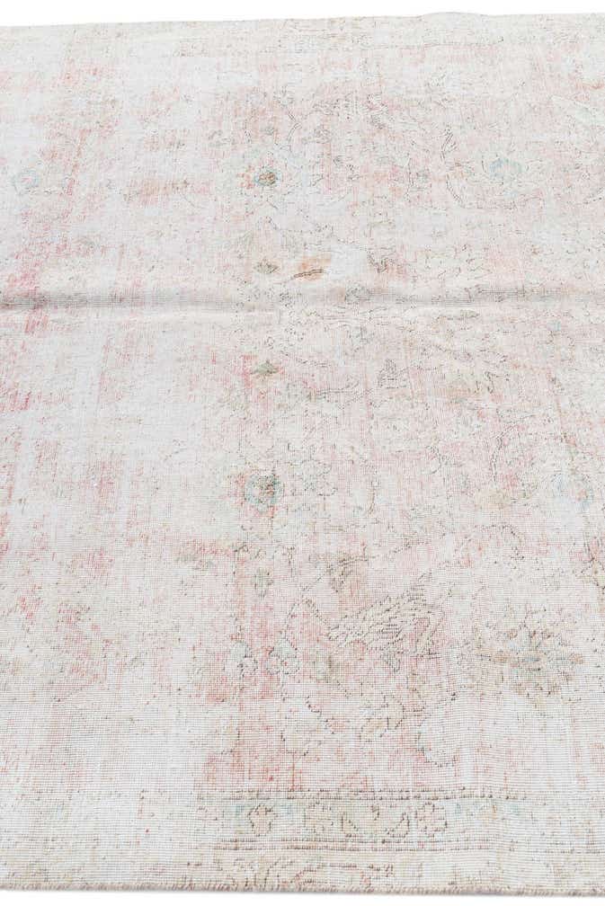 6' 1 x 9' 6 Hand Knotted Ultra Vintage Persian Wool Rug