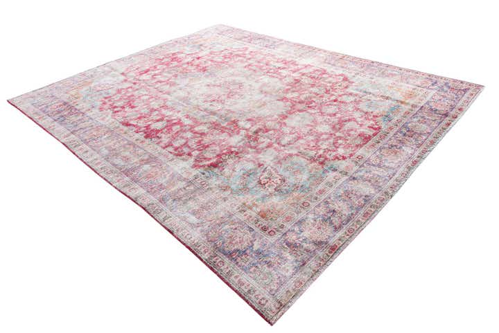 9' 10 x 12' 2 Hand Knotted Ultra Vintage Persian Wool Rug