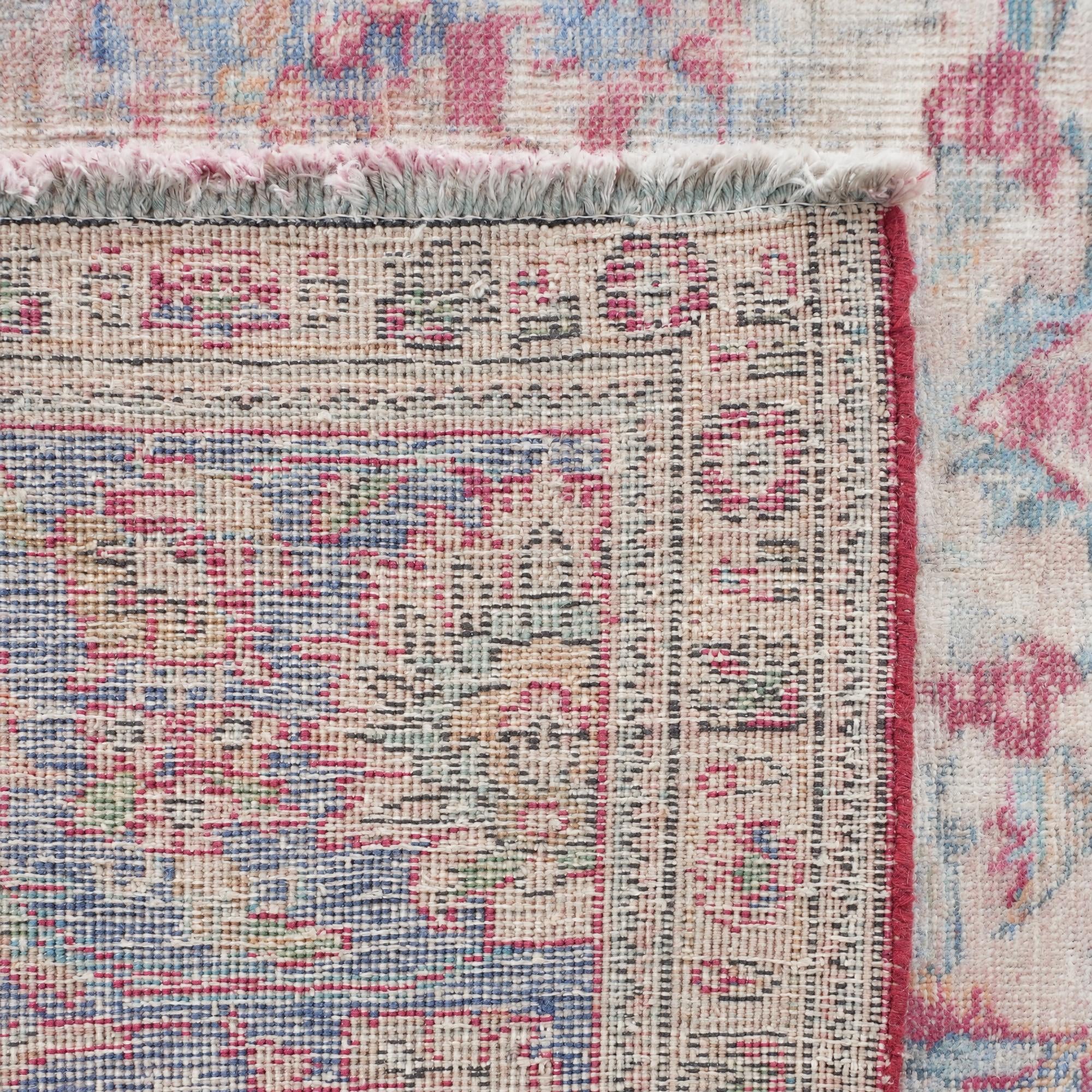 300cm x 370cm Hand Knotted Ultra Vintage Persian Wool Rug