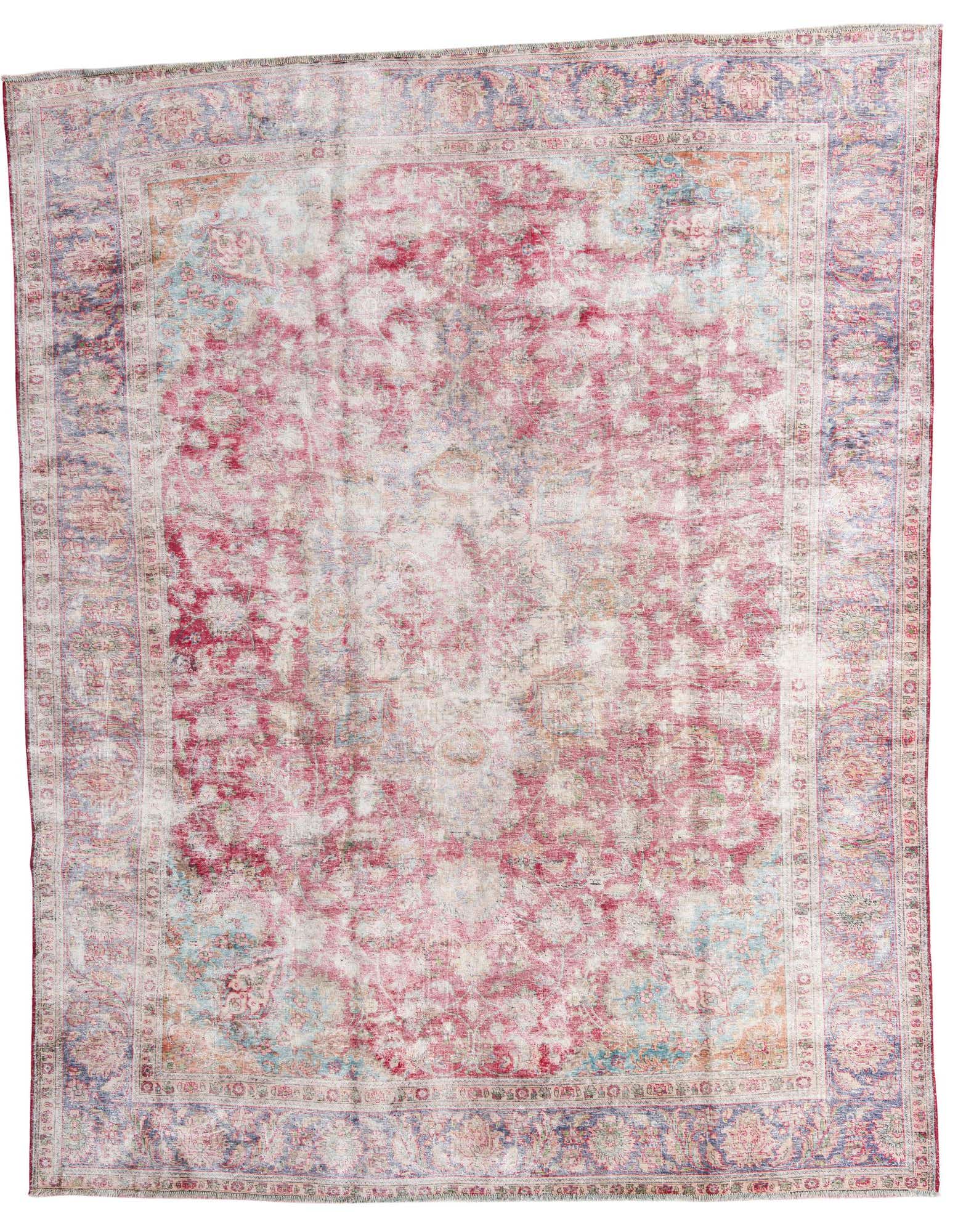 Primary image 9' 10 x 12' 2  Hand Knotted Ultra Vintage Persian Wool Rug