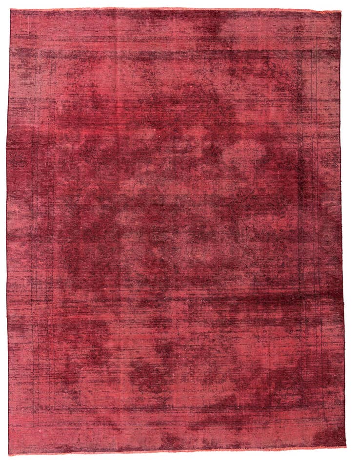 Detail image of 8' 4 x 11' 10 Hand Knotted Ultra Vintage Persian Wool Rug