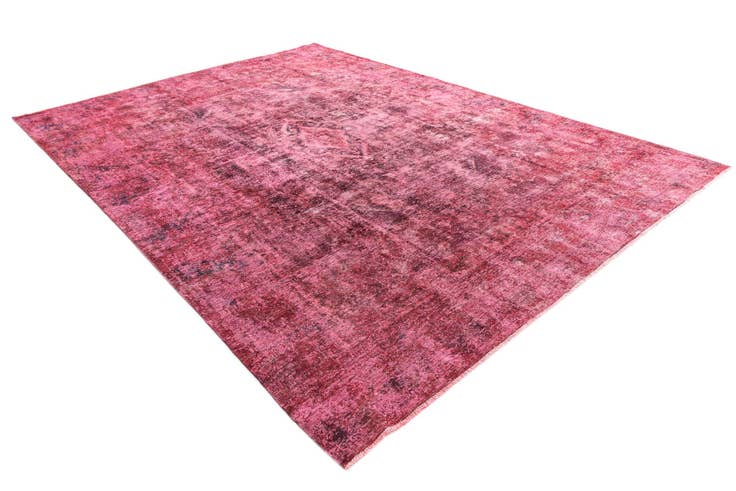 Detail image of 9' 6 x 13' 3 Hand Knotted Ultra Vintage Persian Wool Rug