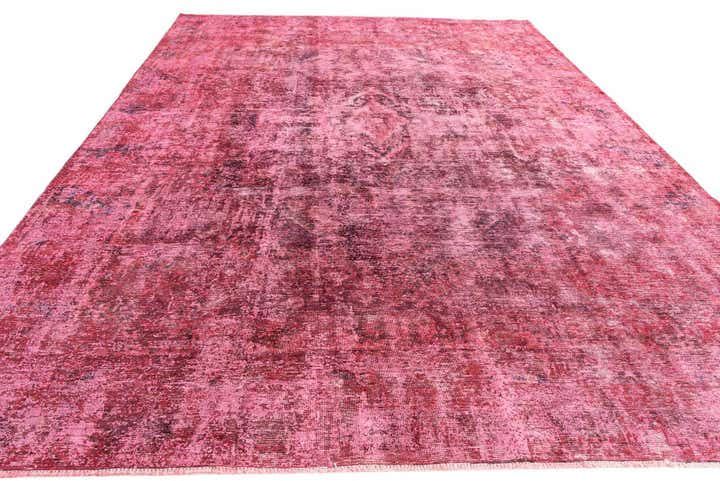 9' 6 x 13' 3 Hand Knotted Ultra Vintage Persian Wool Rug