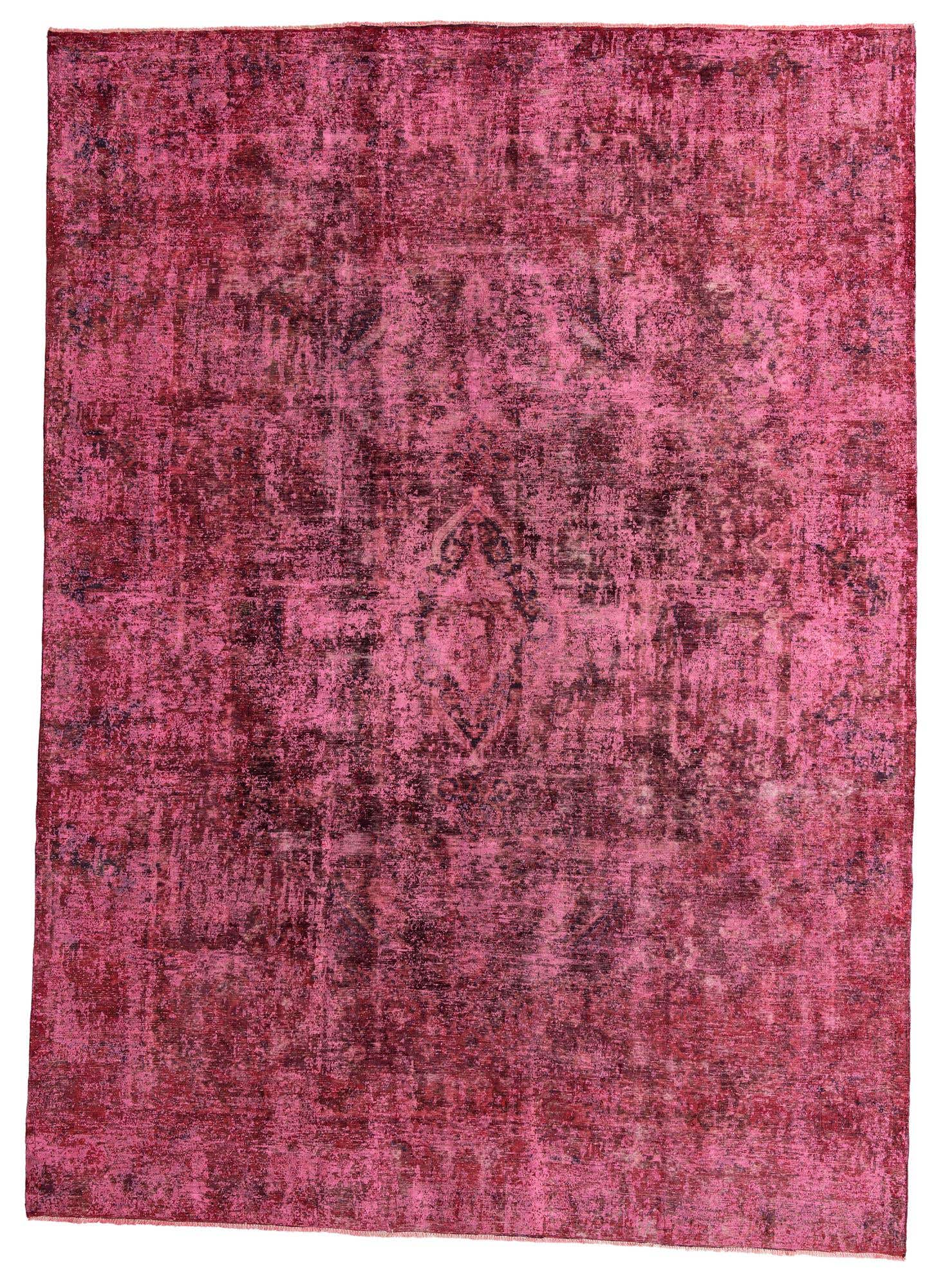 9' 6 x 13' 3 Hand Knotted Ultra Vintage Persian Wool Rug