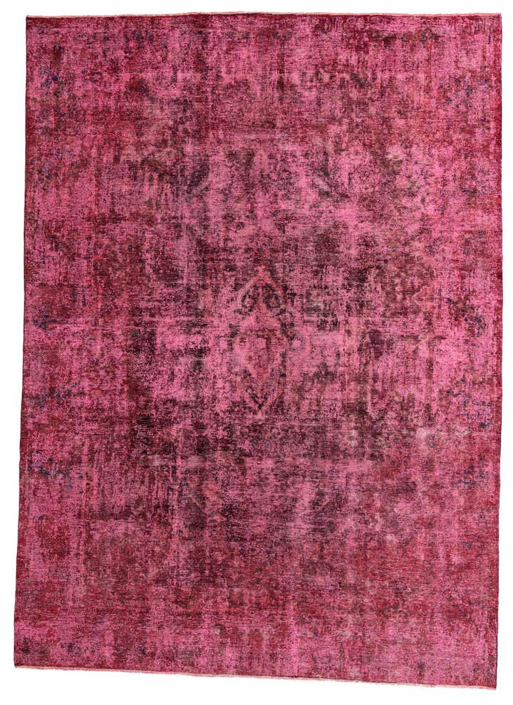 9' 6 x 13' 3 Hand Knotted Ultra Vintage Persian Wool Rug