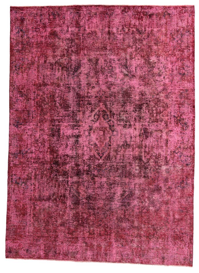 Detail image of 9' 6 x 13' 3 Hand Knotted Ultra Vintage Persian Wool Rug