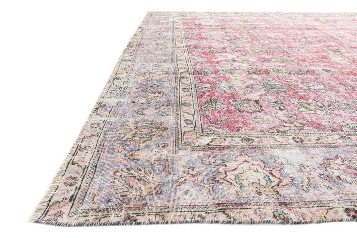 Detail image of 10' x 12' 8 Hand Knotted Ultra Vintage Persian Wool Rug